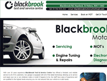 Tablet Screenshot of blackbrookmotors.co.uk